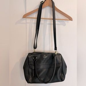 KATE SPADE black leather bag